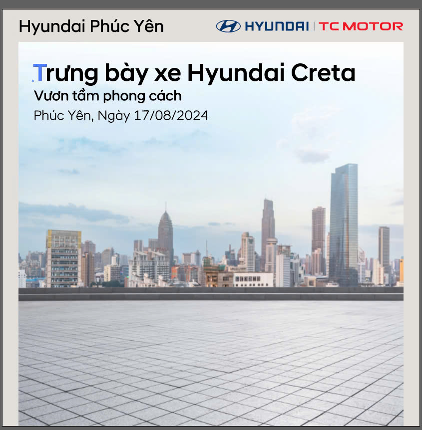 Trưng bày xe Hyundai Creta 2024 tại KĐT Đồng Sơn - Phúc Yên & lái thử các dòng xe Hyundai